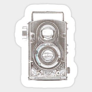 Vintage Camera Sticker